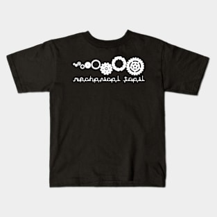 Mechanical gears trail Kids T-Shirt